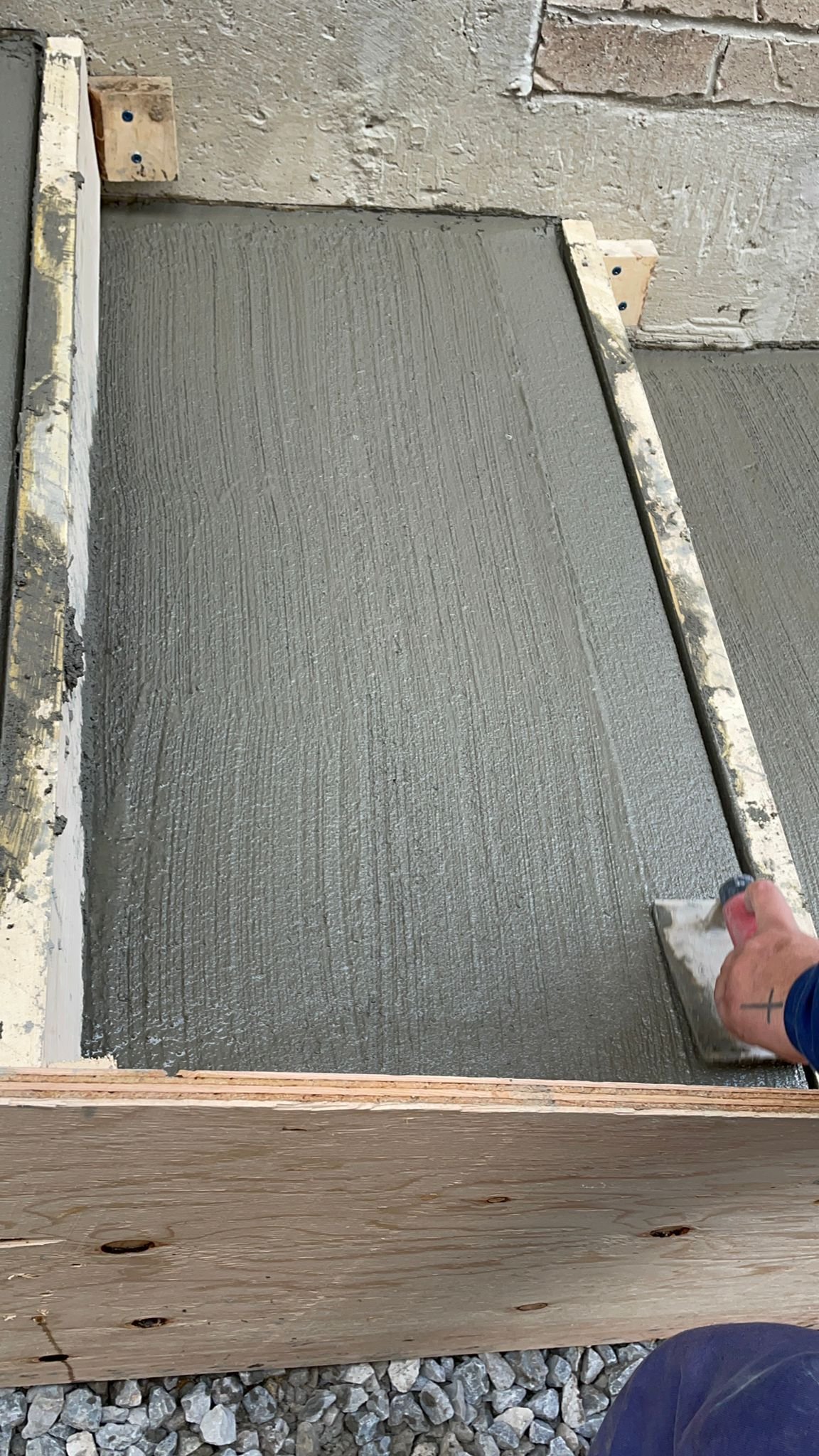 Broom Finish Concrete